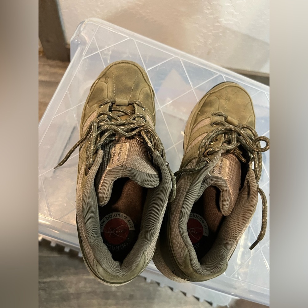 New Balance Green Athletic Shoes with Rugged Design hiking boots - Picture 3 of 13